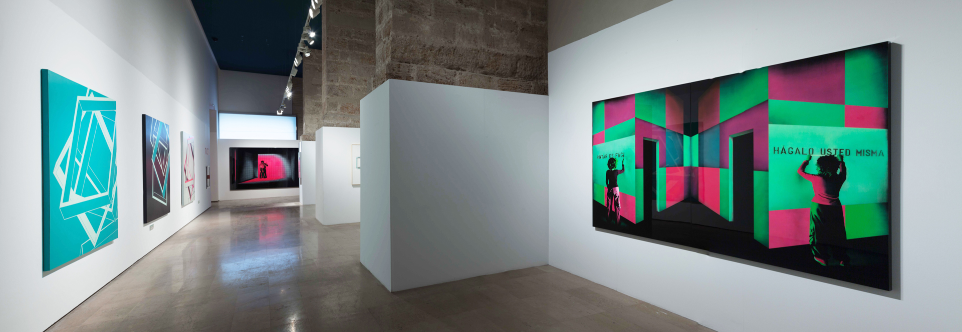 De la serie Ángulos del Vacío. Técnica mixta / aluminio, 73X100 cm. 2016 
