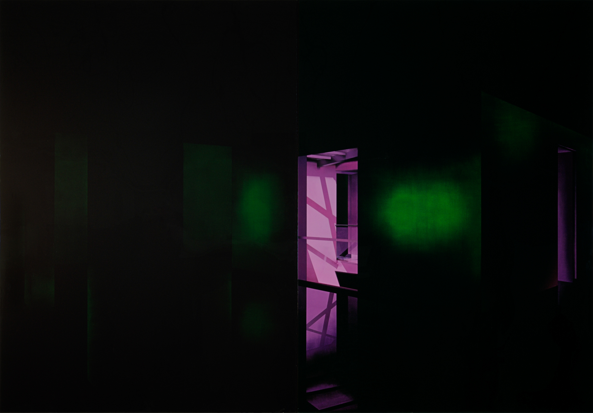 10- El tejedor de sueños I. Técnica mixta sobre tabla, 195X150 cm, 2008